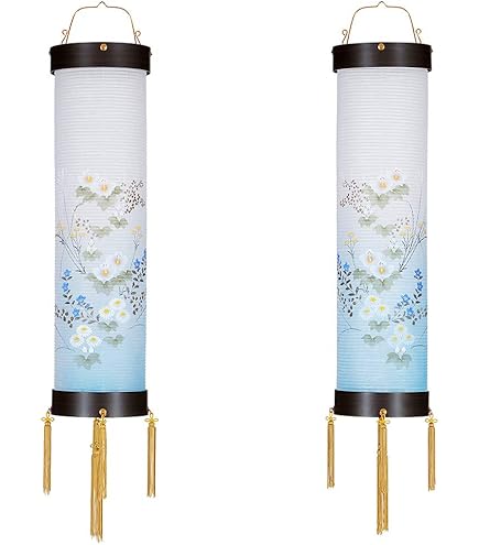 Amazon｜やまこう 特上 住吉提灯 御神燈 一対 □2寸 サイズ 径